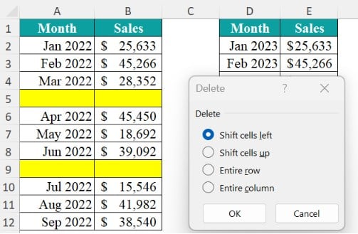 VBA XLUP - Use - Example 1 - Step 5
