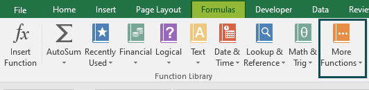 Access from the Excel ribbon Step 2