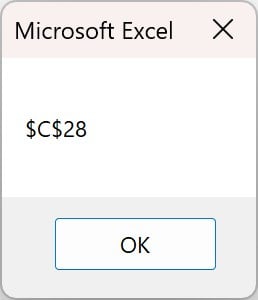 VBA SpecialCells