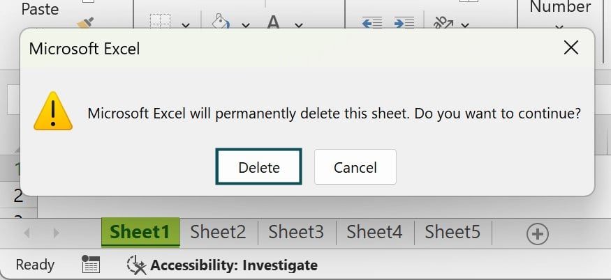 VBA Delete Sheet-Example-1-Step-5