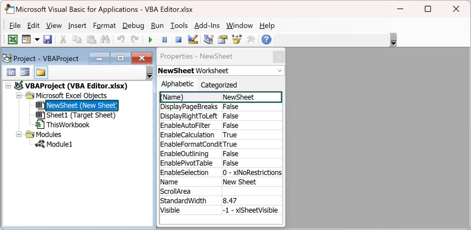 VBA Editor - How to Open and Use Visual Basic Editor?