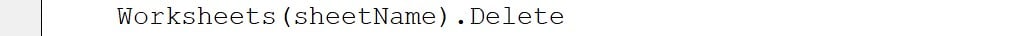 VBA Delete Sheet-Example-2-Step-5