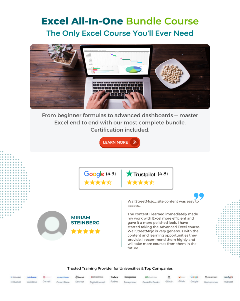 Excel all in one bundle
