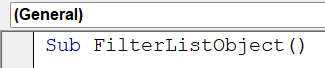 How to format Excel Tables with VBA ListObjects - Step 3