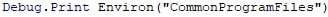 How to use Environ Function in VBA 1-8