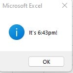 How to use VBA OnTime Step 1-7