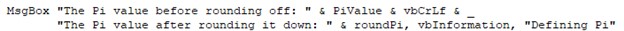 How to use VBA RoundDown function 1-6