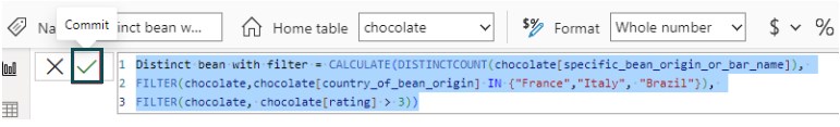 Power BI DISTINCTCOUNT - Example 2 - Step 3