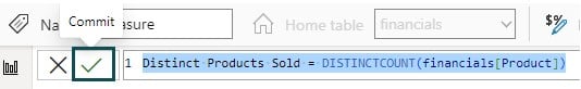 Power BI DISTINCTCOUNT - use - Step 4
