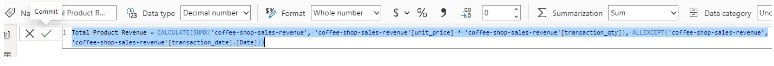 Power BI Divide - Example 1 - Step 3