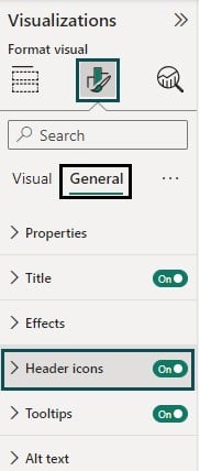 Power BI Smart Narrative - icon - Step 1