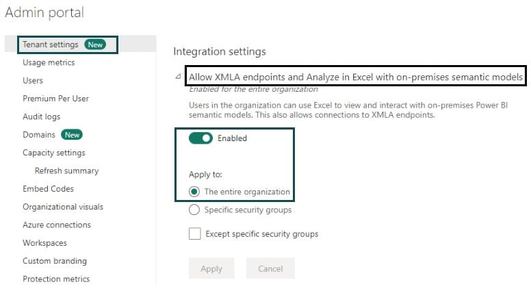 Power BI XMLA Endpoint - Step 2