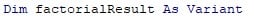 VBA Evaluate Example 1-2