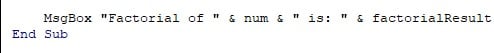 VBA Evaluate Example 1-6