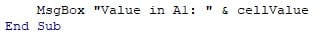 VBA Evaluate Example 2-3