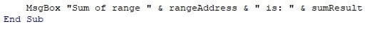 VBA Evaluate Example 3-6