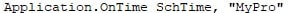 VBA OnTime Example 1-5