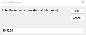 VBA OnTime Example 3-12