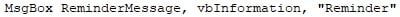 VBA OnTime Example 3-7