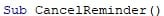 VBA OnTime Example 3-8