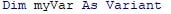 VBA VarType Function - Example 1-1