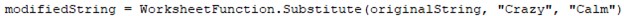 How to use VBA Substitute function 1-6