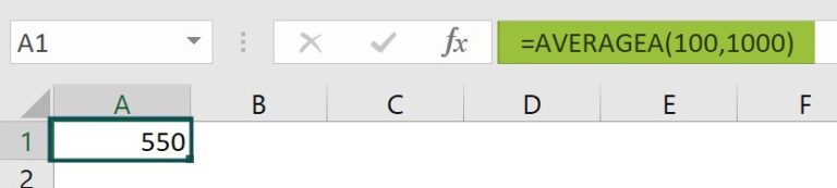 AVERAGEA Excel Function - Syntax, Examples, How To Use?