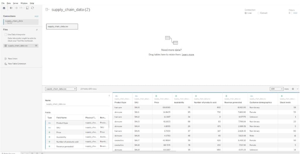 Tableau Fixed - Step 2