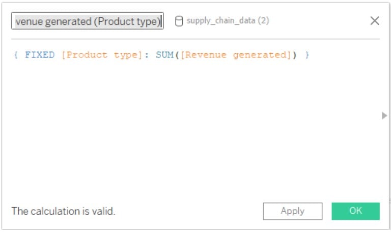 Tableau Fixed - Step 4 - pop-up