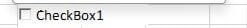 VBA CHECKBOX Example 1-1