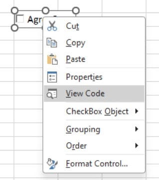 VBA CHECKBOX Example 3-3
