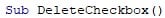 VBA CHECKBOX Example 4-1