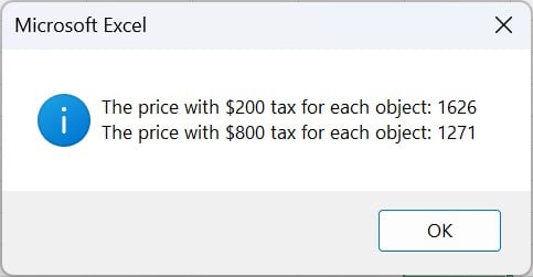 VBA SUMIF Function - Step 8