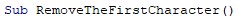 VBA Substitute Example 1-1