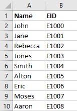 VBA Substitute Example 1