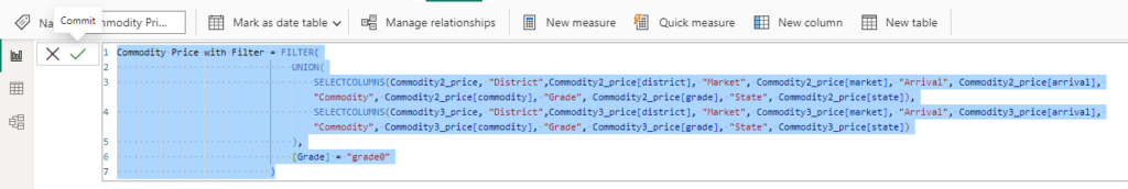 Power BI Union - Example 4 - Step 3