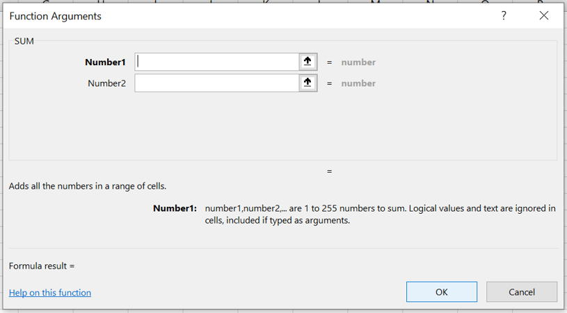 Method 1 - Argument