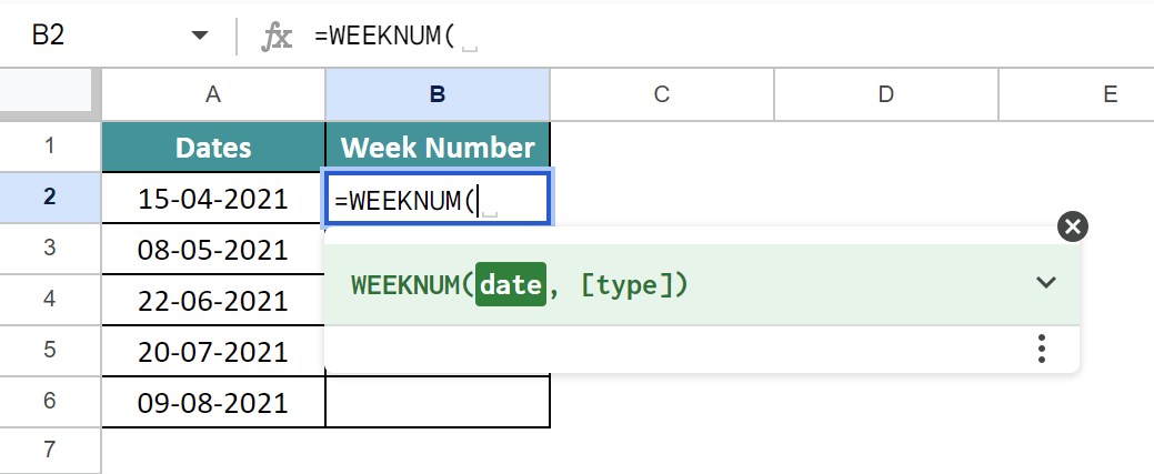 Weeknum In Google Sheets - What Is It, Formula, How To Use?