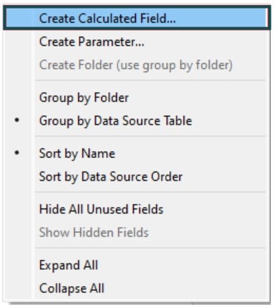 Tableau Waterfall Chart - Example 2 - step 2