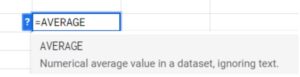 Basic Google Sheets Formulas - Top 10 Formulas and Functions