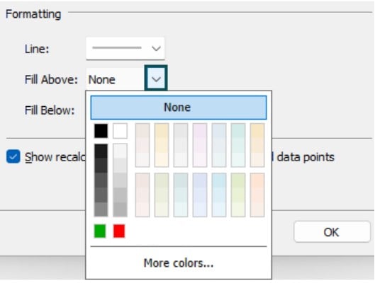 Tableau Reference Line - Create - Step 9 - color