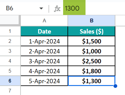 VALUE Function In Google Sheets - FAQ 1 - Step 3g