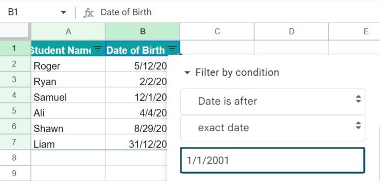 Filter in Google Sheets - Examples, How to Add and Remove?