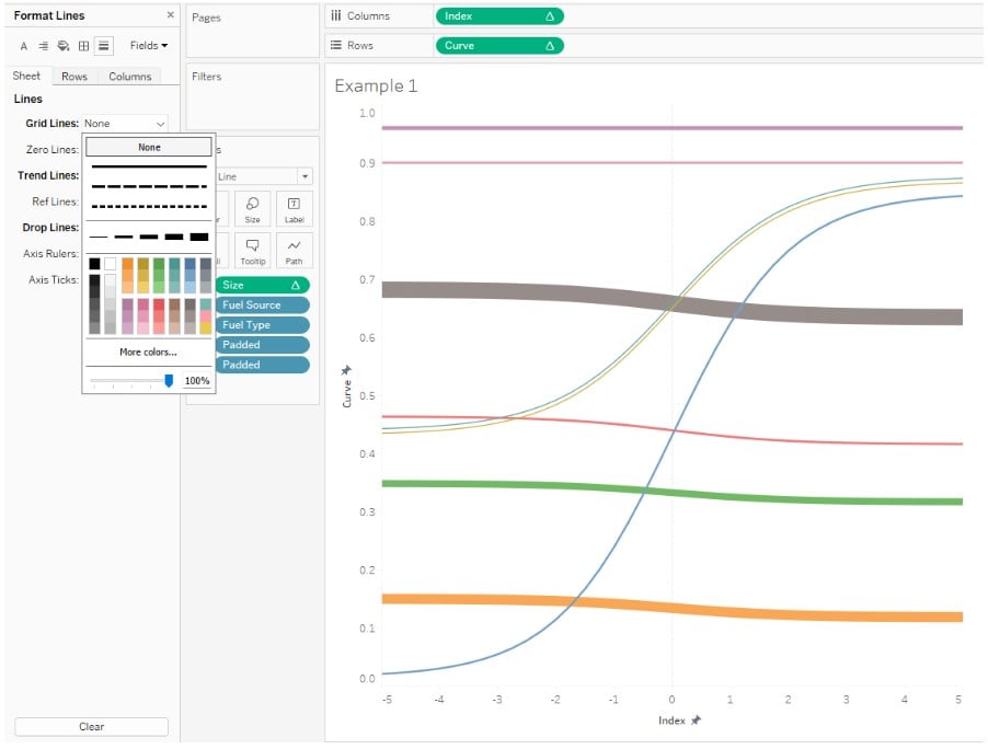 Sankey chart in Tableau - Example 1 - Step 10