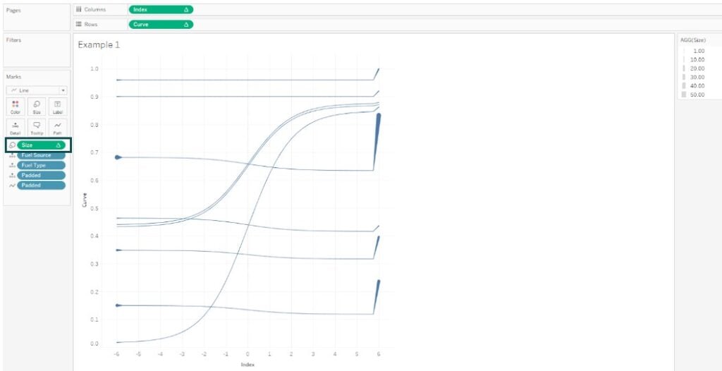 Sankey chart in Tableau - Example 1 - Step 6