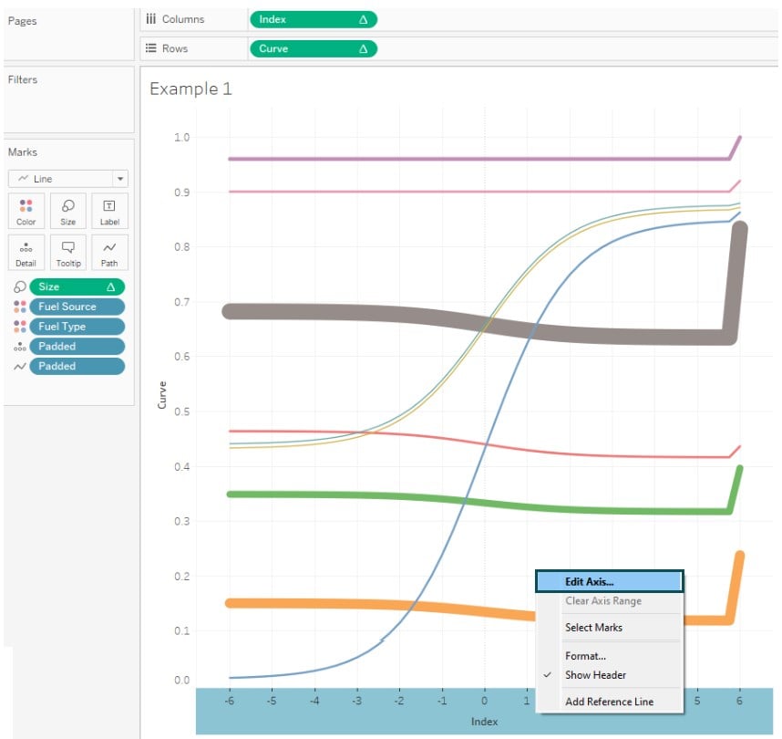 Sankey chart in Tableau - Example 1 - Step 9