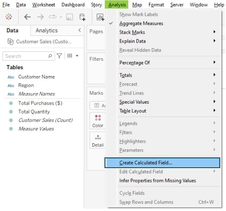 Tableau Rank - Use - Step 2