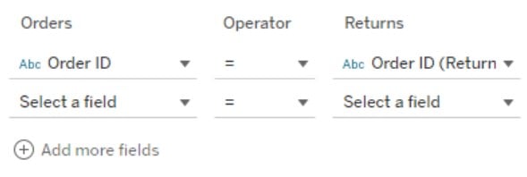 Tableau Relationship - Create - Step 6 - Add field