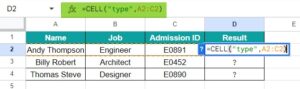 CELL Function In Google Sheets - Formula, How To Use?