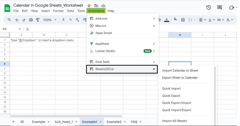 Calendar In Google Sheets - What Is It, Examples, How To Create?